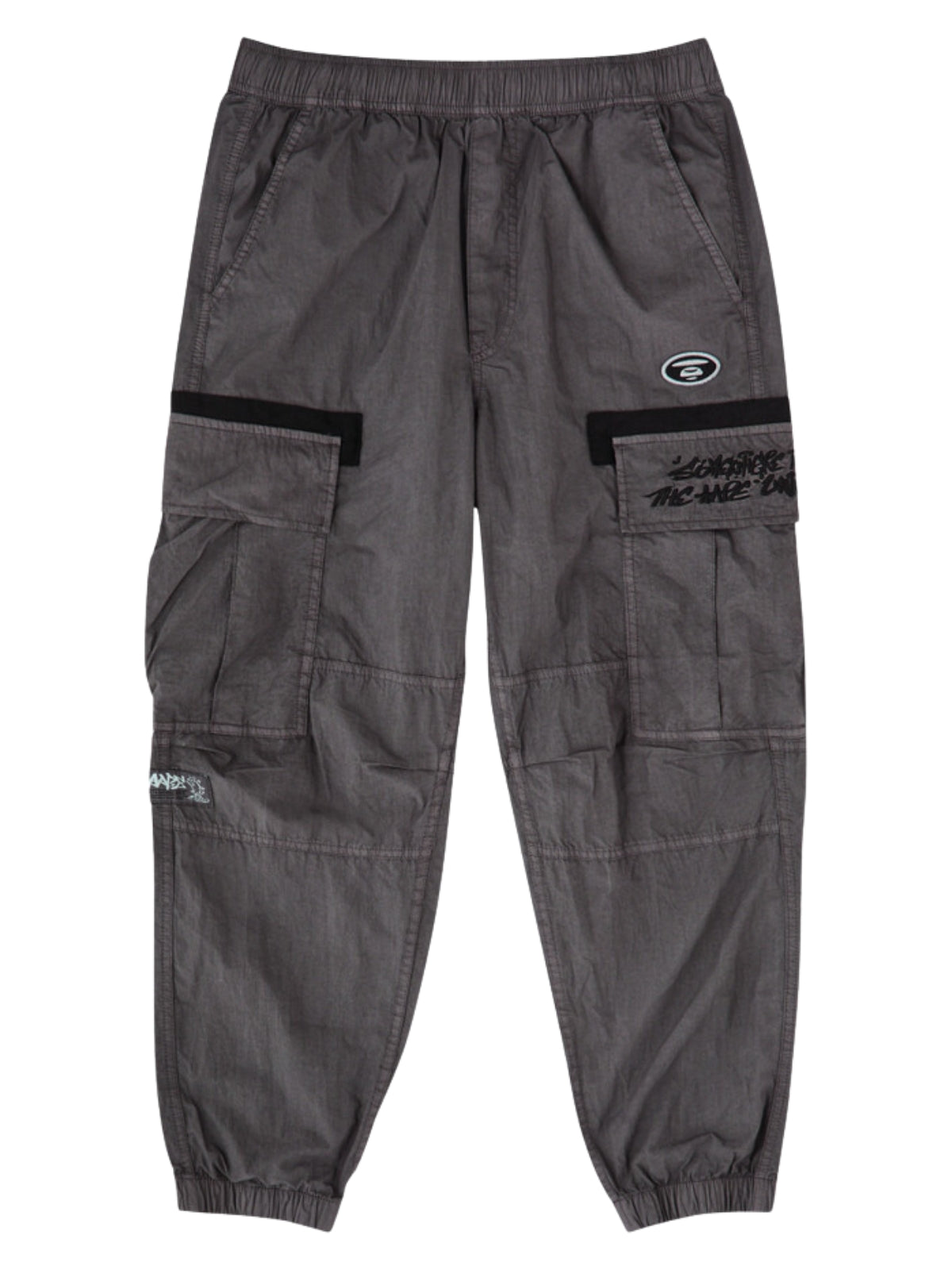 Aape Cargo Pants Pocket Logo Black