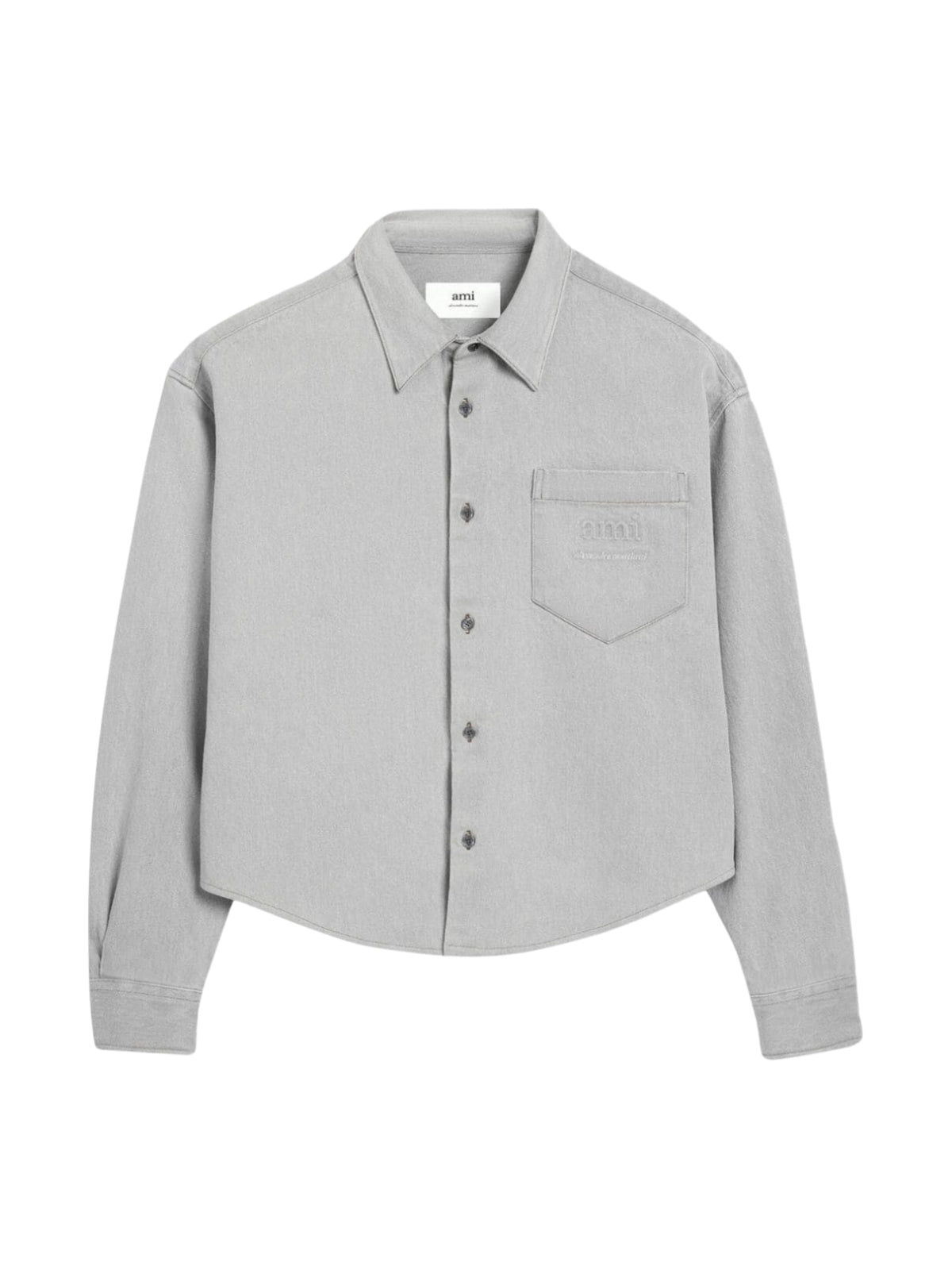 Ami Shirt Denim Javel Grey