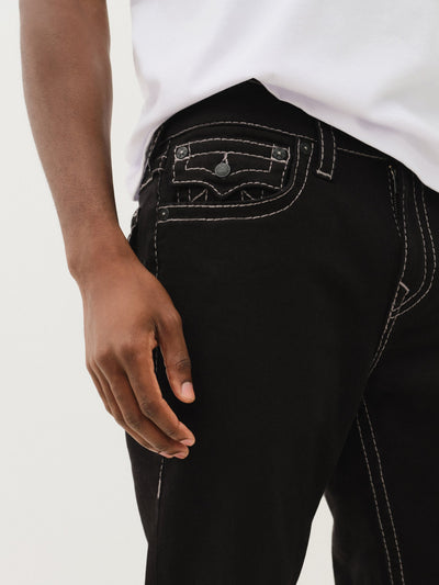 True Religion Ricky Flap Big T 34In 2Sb Body Rinse Black