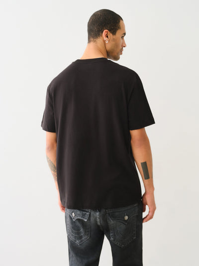 True Religion Ss Billboard Tee Jet Black
