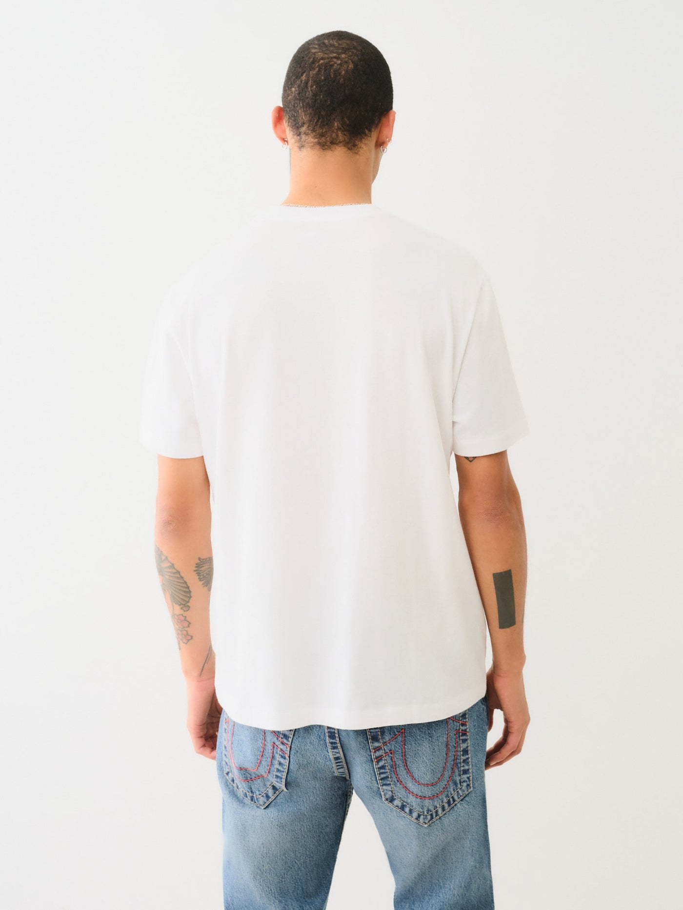 True Religion Ss Billboard Tee Optic White