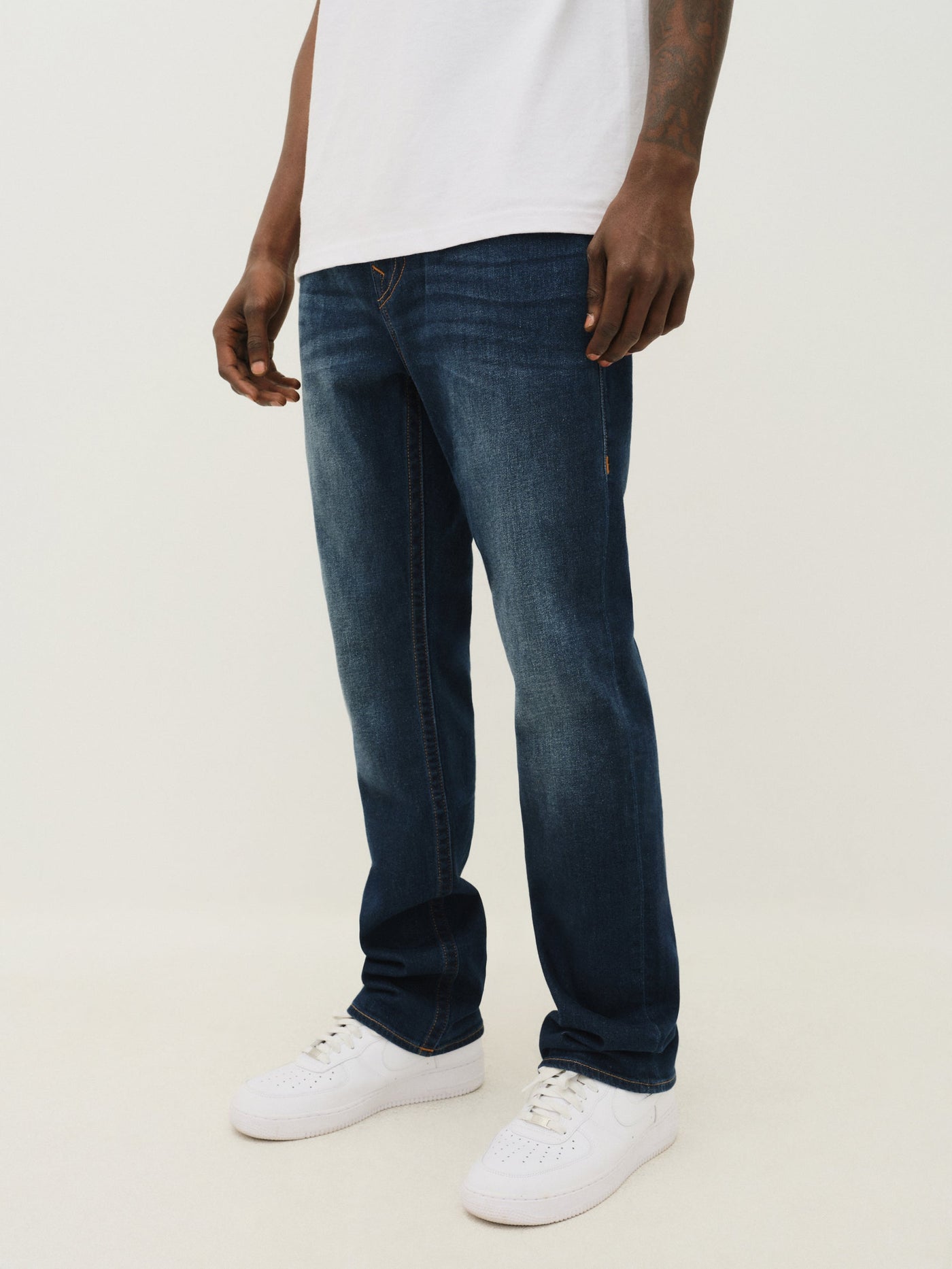 True Religion Ricky Sn Flap 34 In Damon Dark Wash