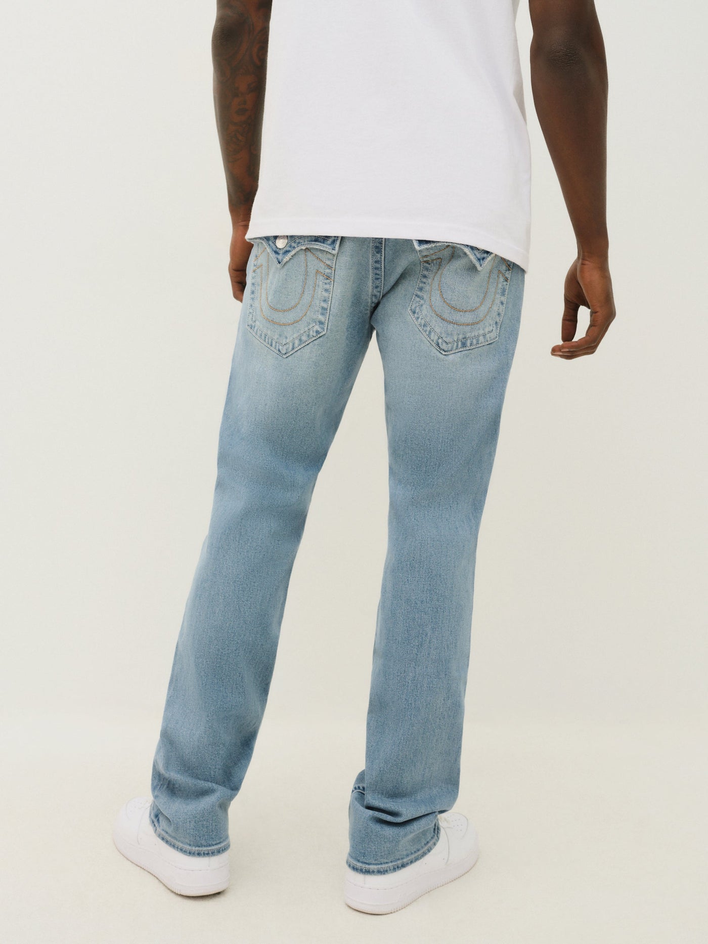 True Religion Ricky Sn Flap 34 In Brilliant Medium Wash