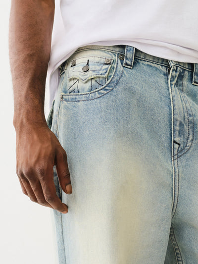 True Religion Mikey Sn Flap Kimmel Rd Light Wash