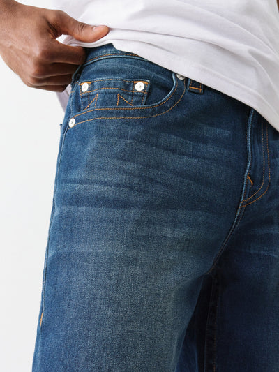 True Religion Bobby Sn Nf 32 Inseam Damon Dark Wash