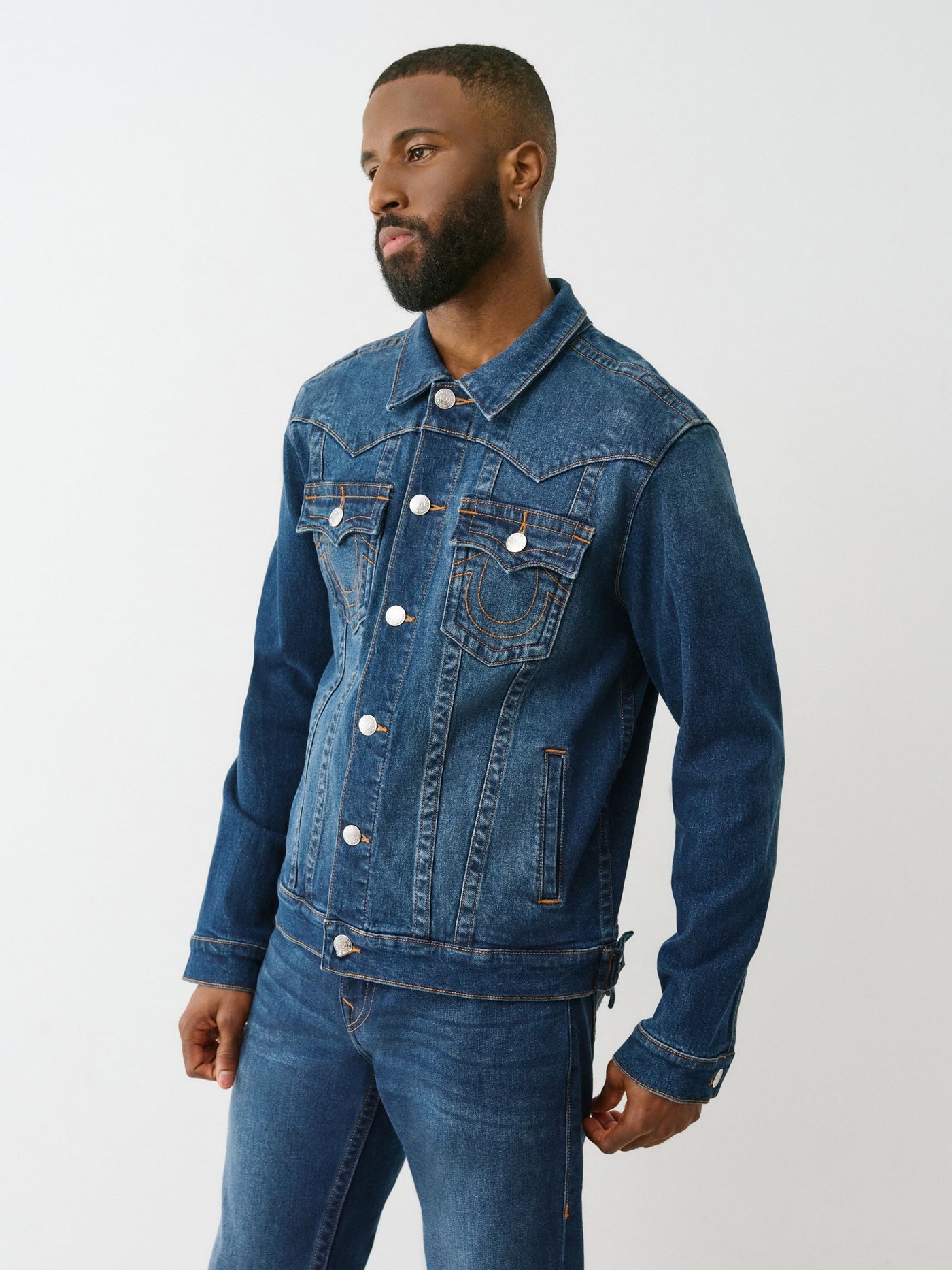 True Religion Jimmy Jacket Sn Damon Dark Wash