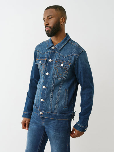 True Religion Jimmy Jacket Sn Damon Dark Wash