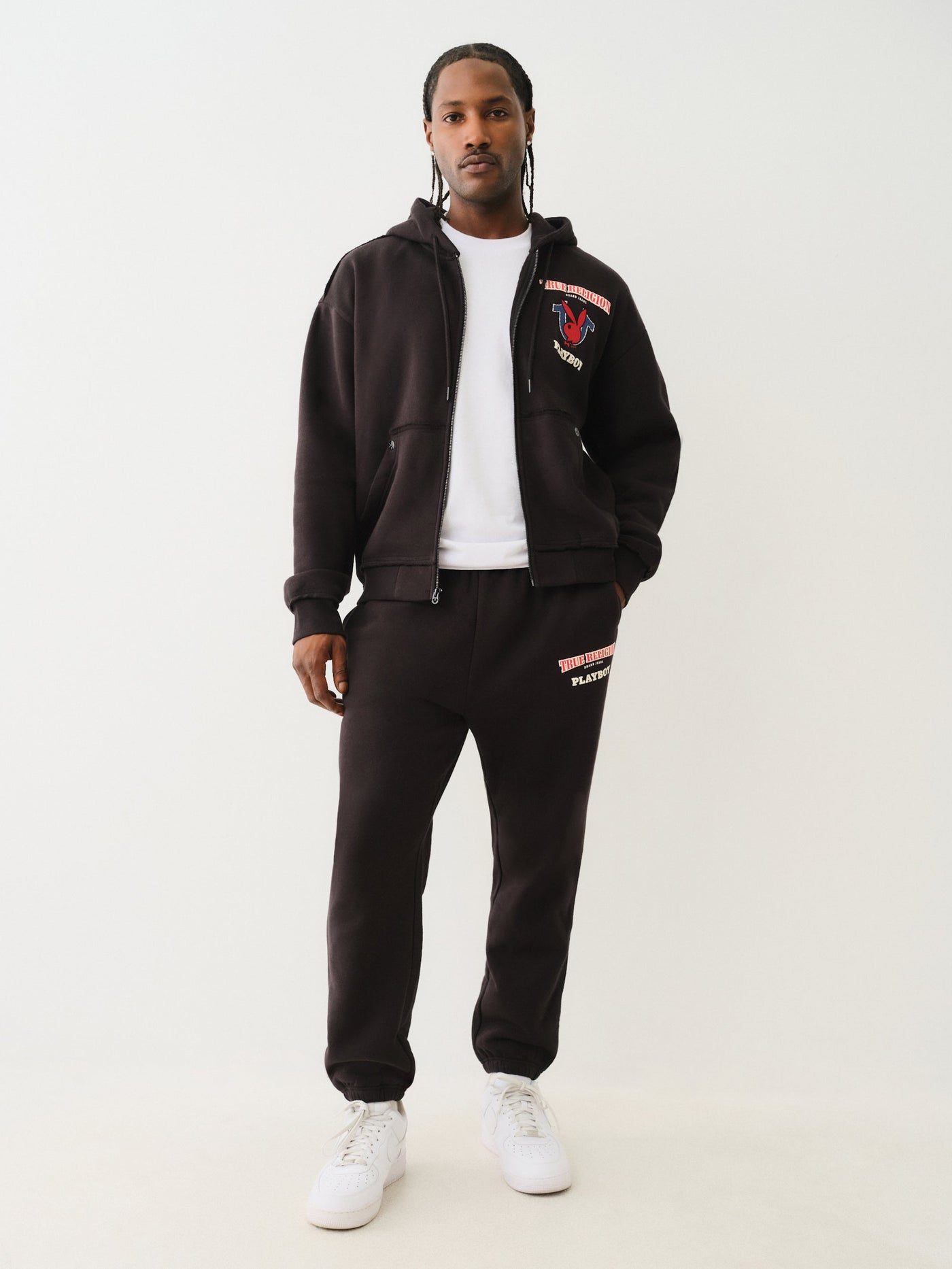 True Religion Pb X Tr Fleece Jogger Jet Black