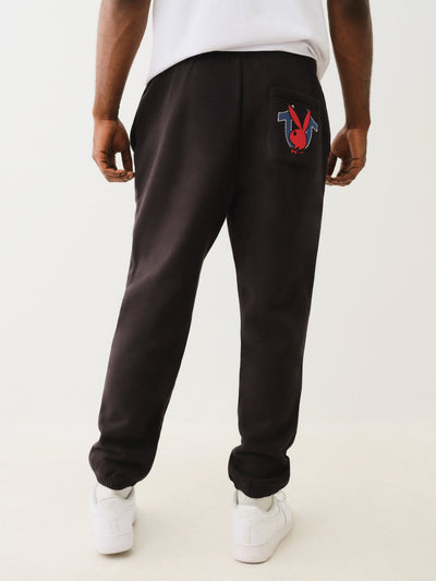 True Religion Pb X Tr Fleece Jogger Jet Black