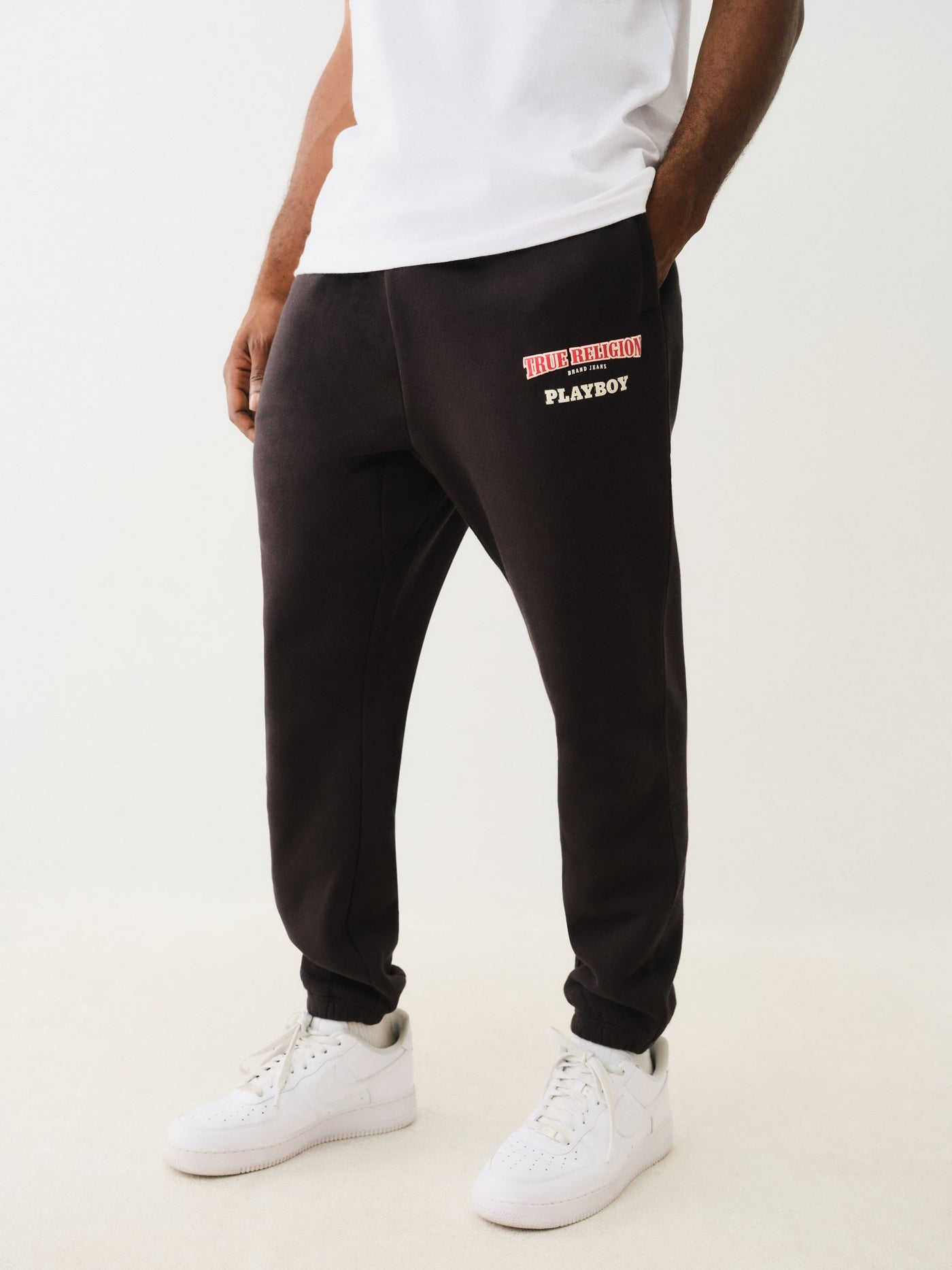 True Religion Pb X Tr Fleece Jogger Jet Black