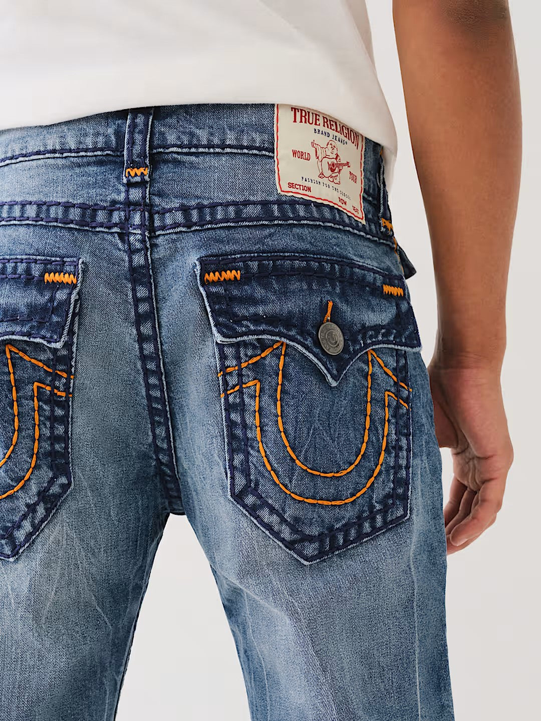 True Religion Jeans Rocco Super T Calico Meduim Wash