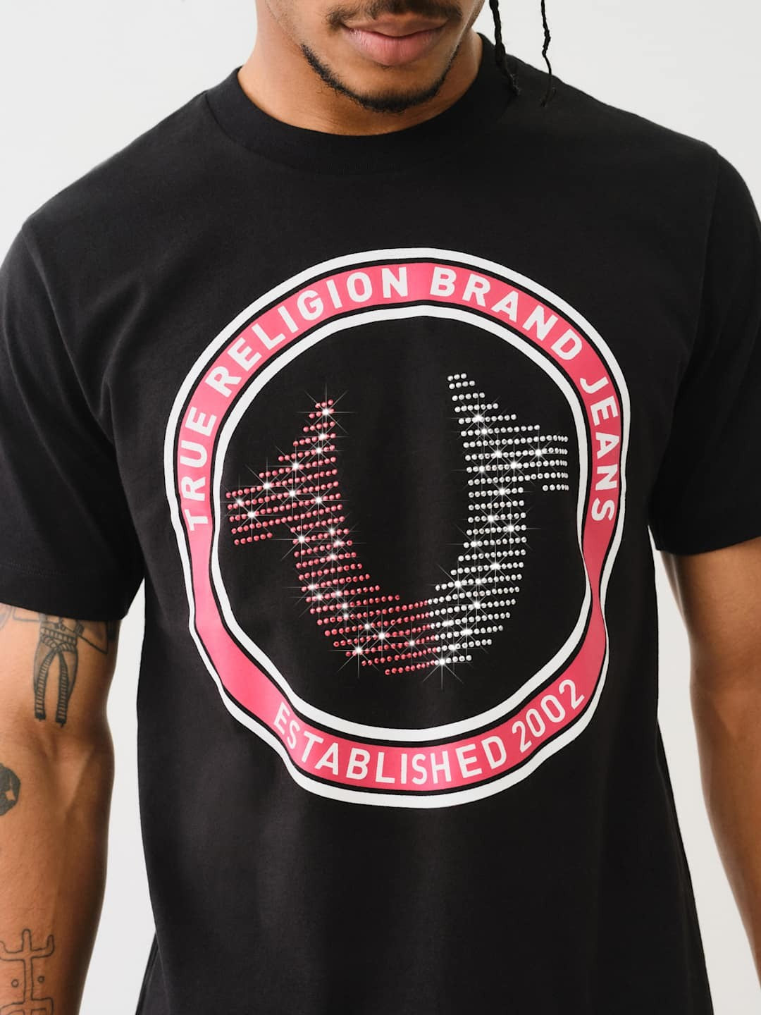 True Religion Crew Strike Jet Black
