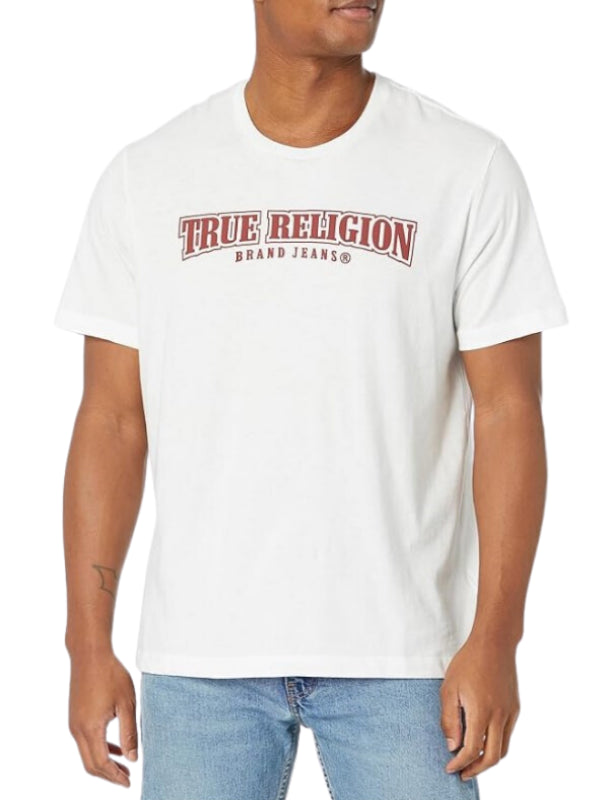 True Religion T-Shirt Relaxed Nu Brush White