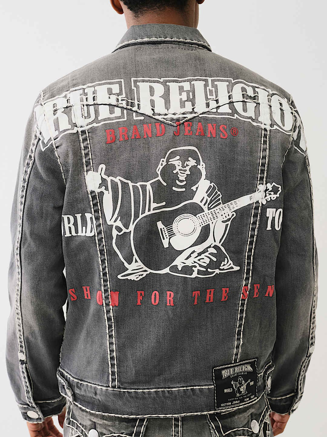 True Religion Jacket Jimmy Super T Grey Wash