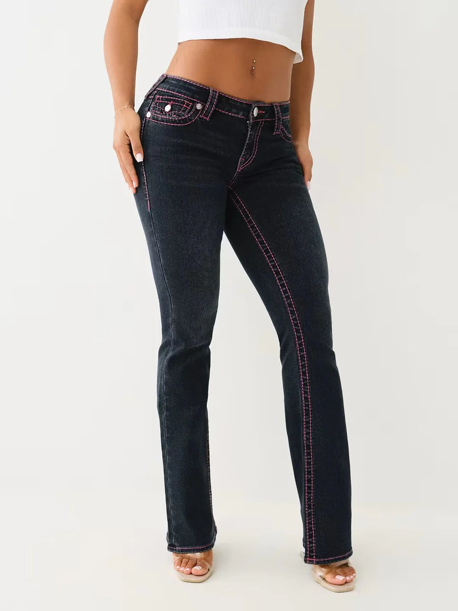 True Religion Jeans Ladies Becca Bootcut Lurex Flap Jasmine