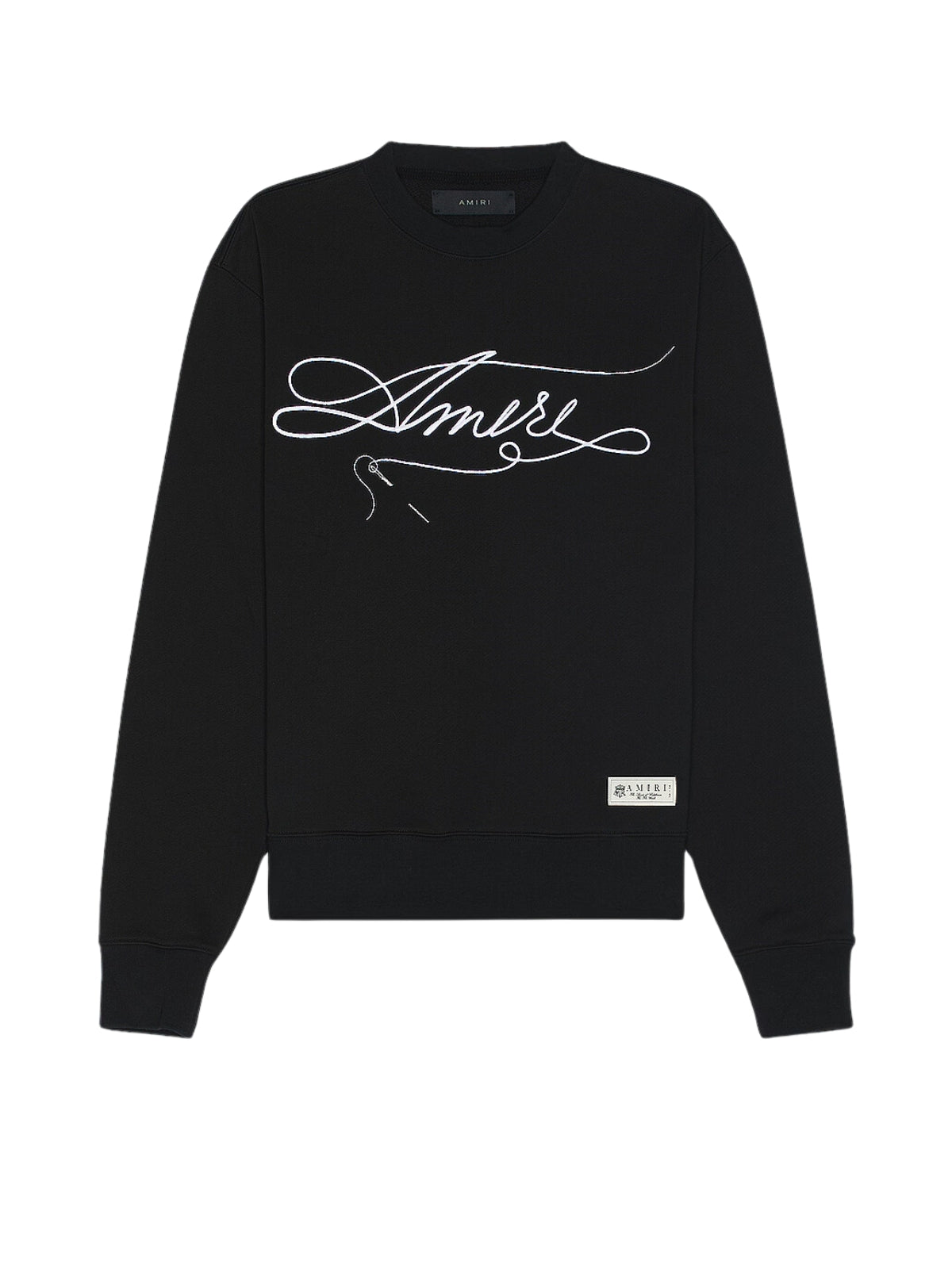 Amiri Sweater Logo Cursive Black