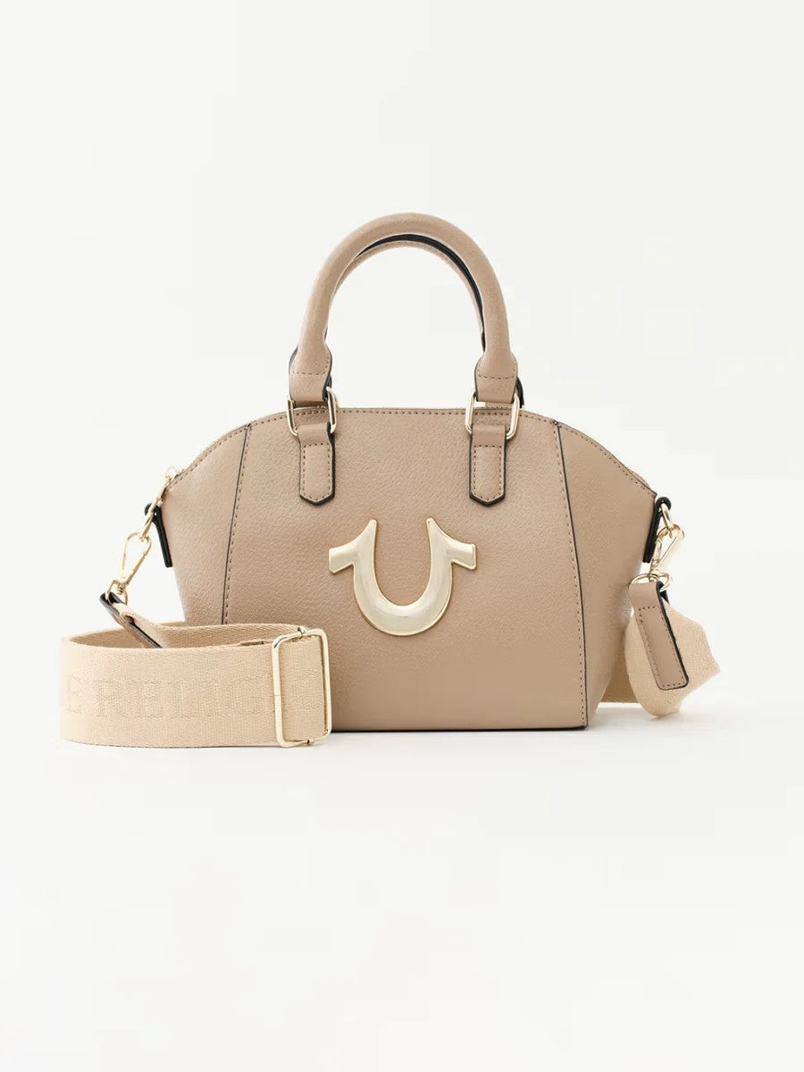 True Religion Bag Faux Leather Horseshoe Sachel