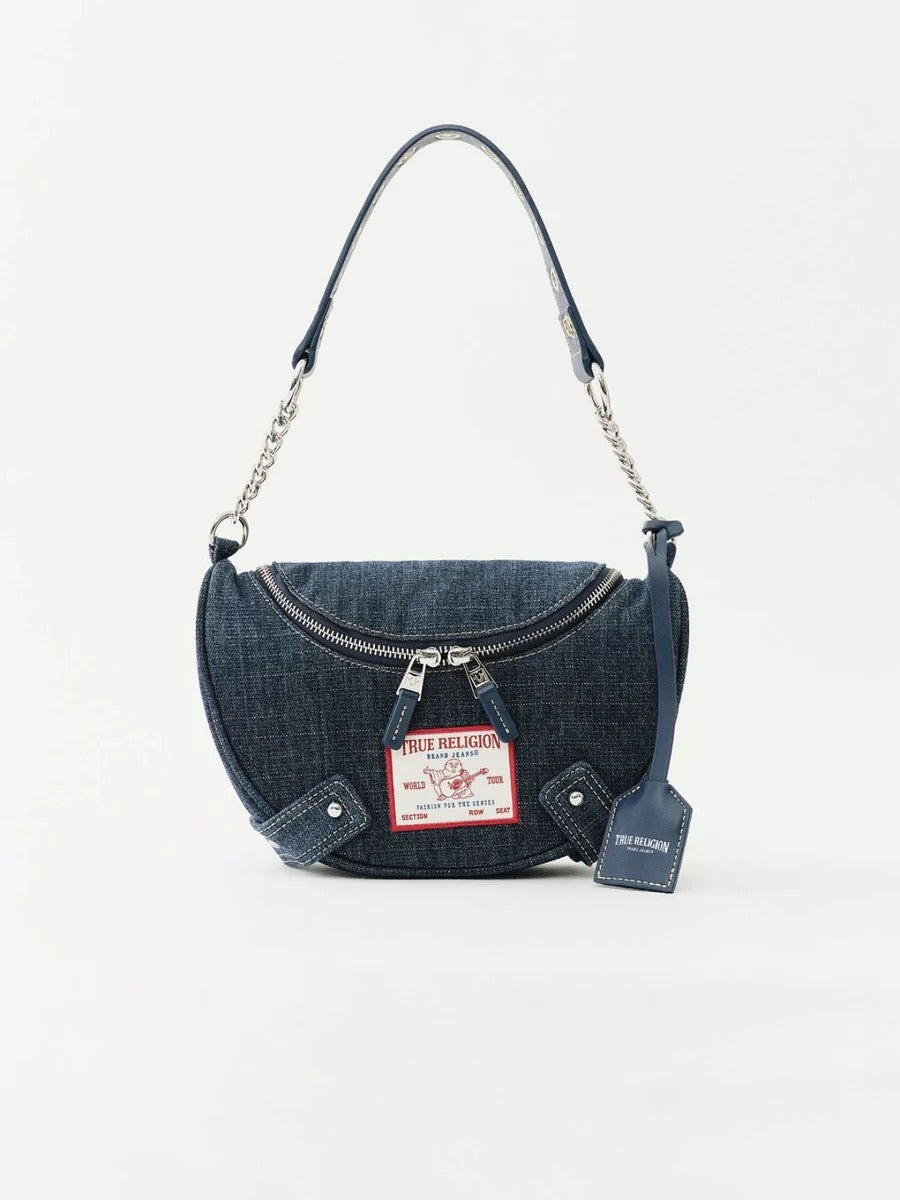 True Relgion Bag Chain Handle Hobo Denim