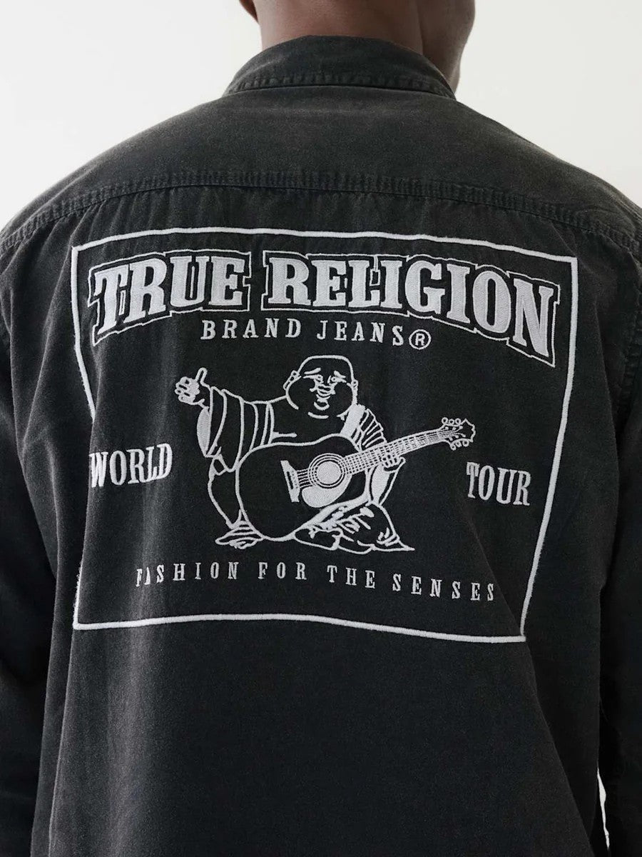 True Religion Shirt Workwear Jet Black