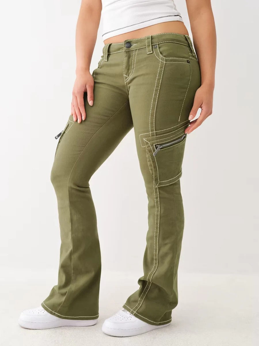 True Religion Cargo Pants Ladies Bootcut Kalamta