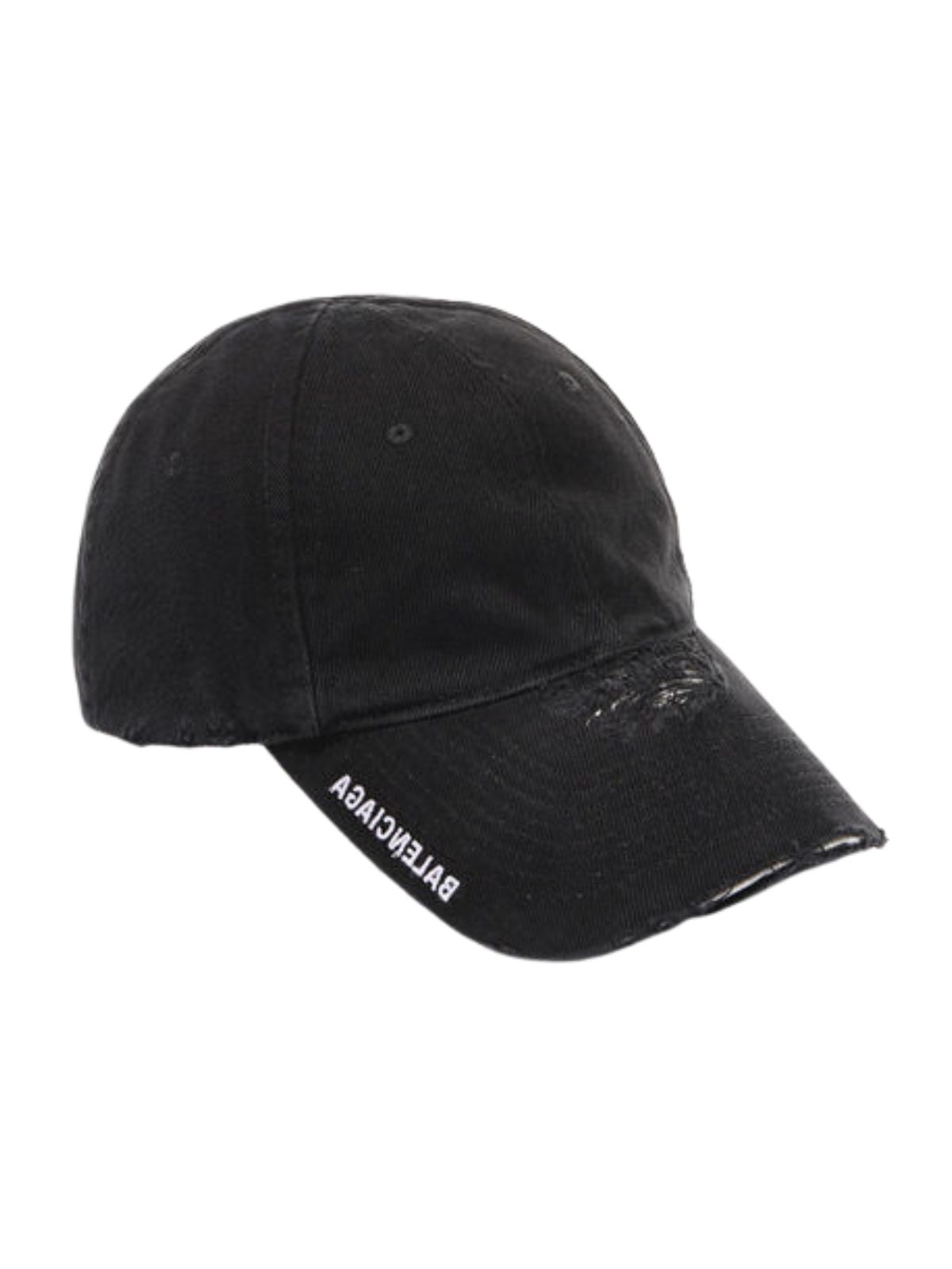 Balenciaga Cap Worn Black
