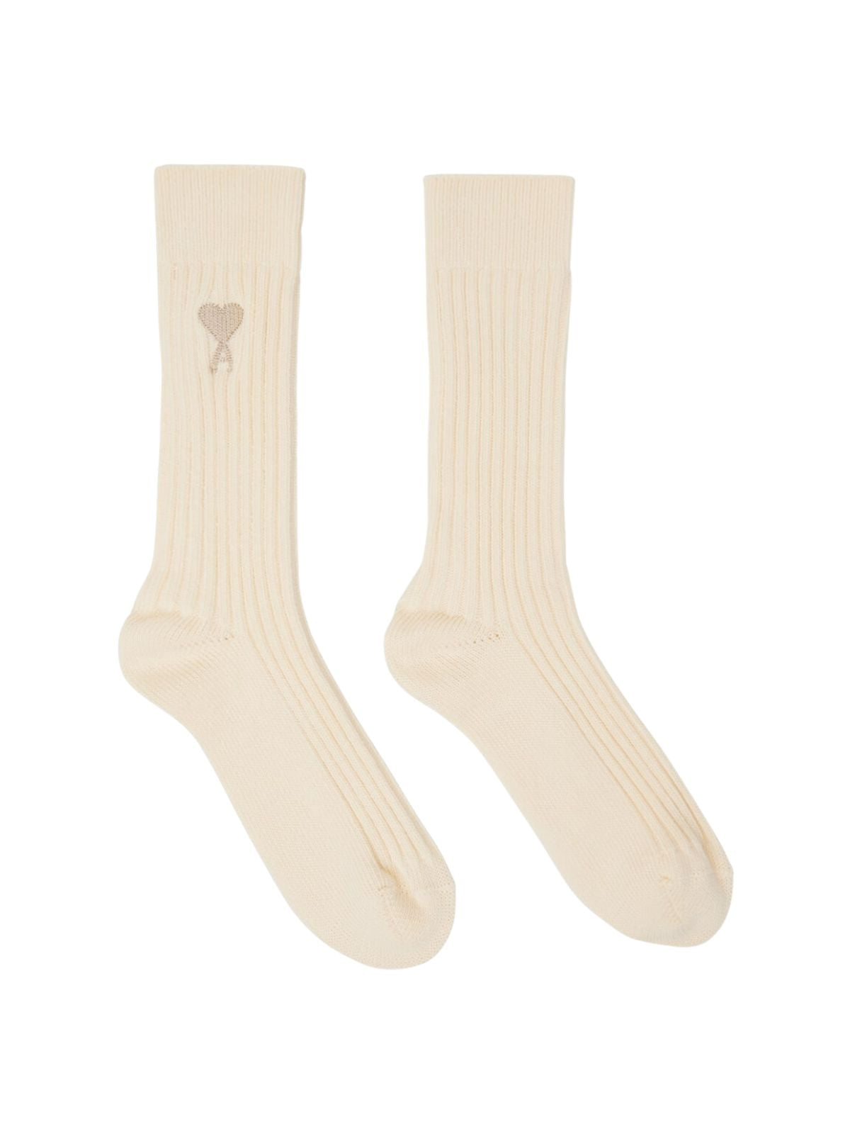 Ami Socks Logo Off-White