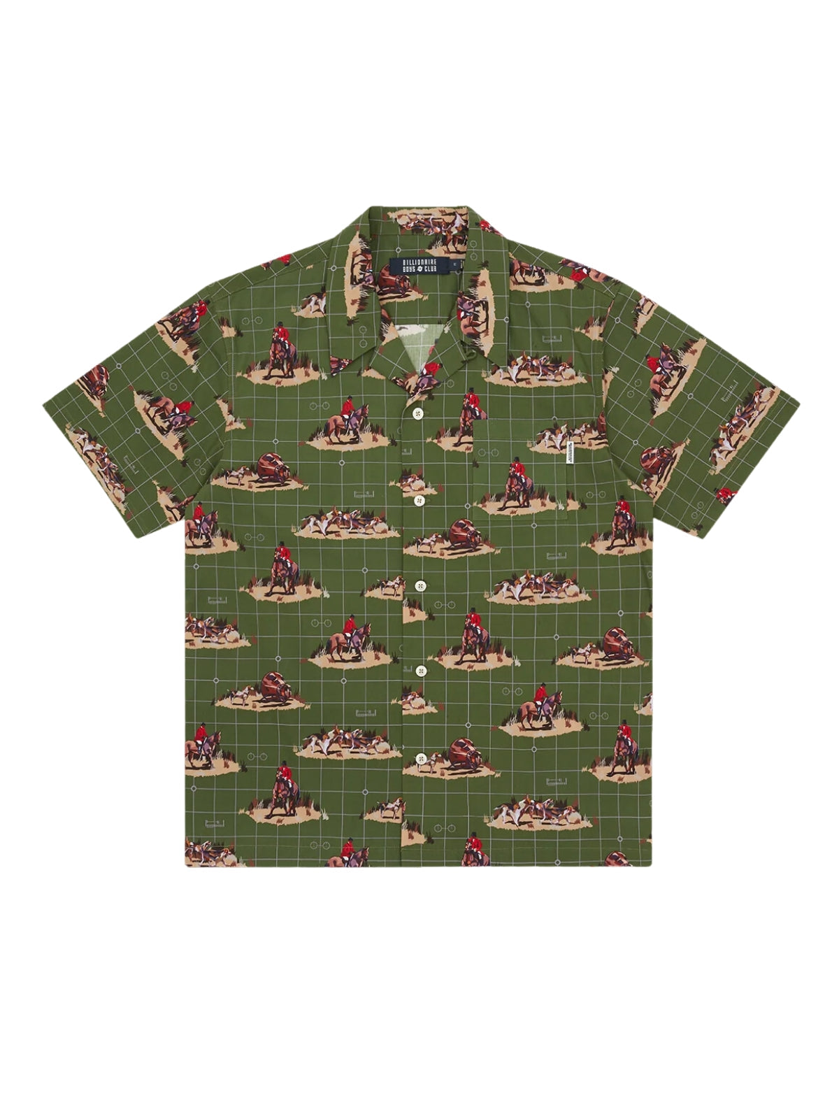 Billionaire Boys Club Shirt S/S Space Hunt Green