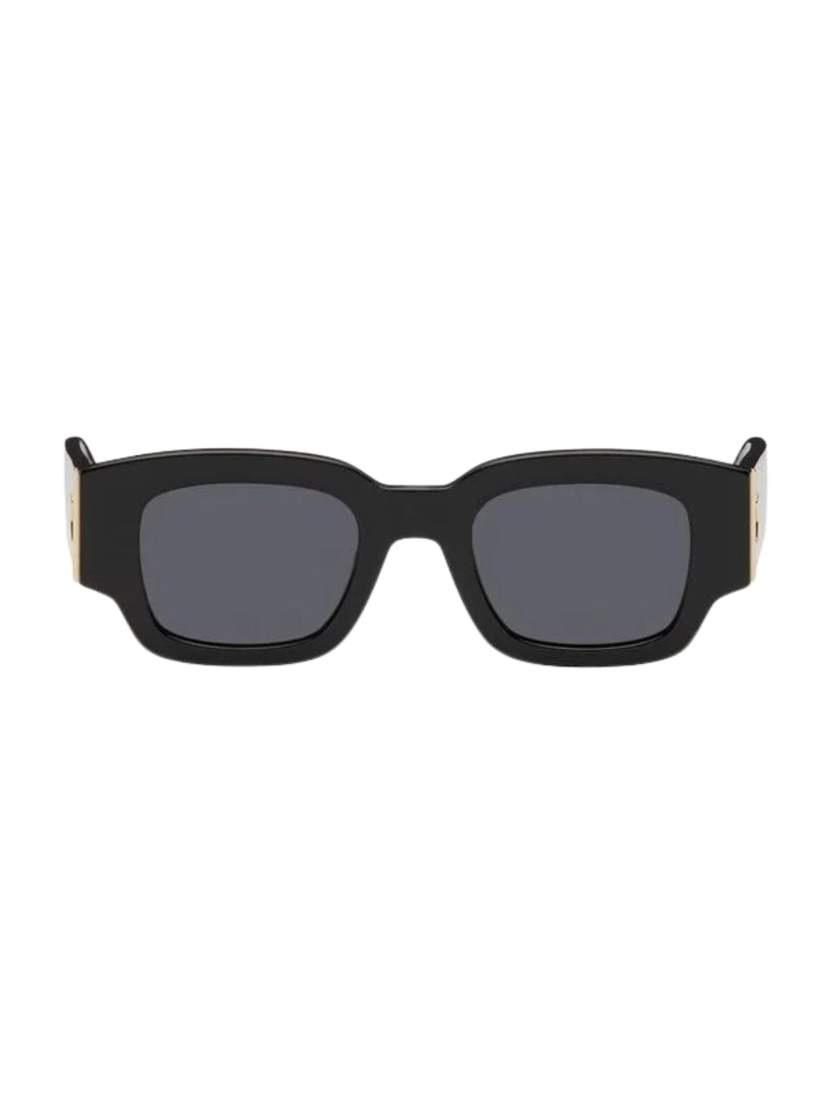 Ami Sunglasses Classical De Coeur Acetate Black