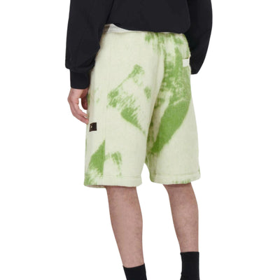 Y-3 Shorts Fleece Off-White-Green