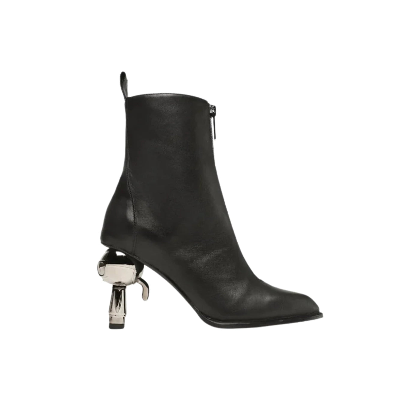 Karl Lagerfeld Heel Ikon Zip Ankle Black