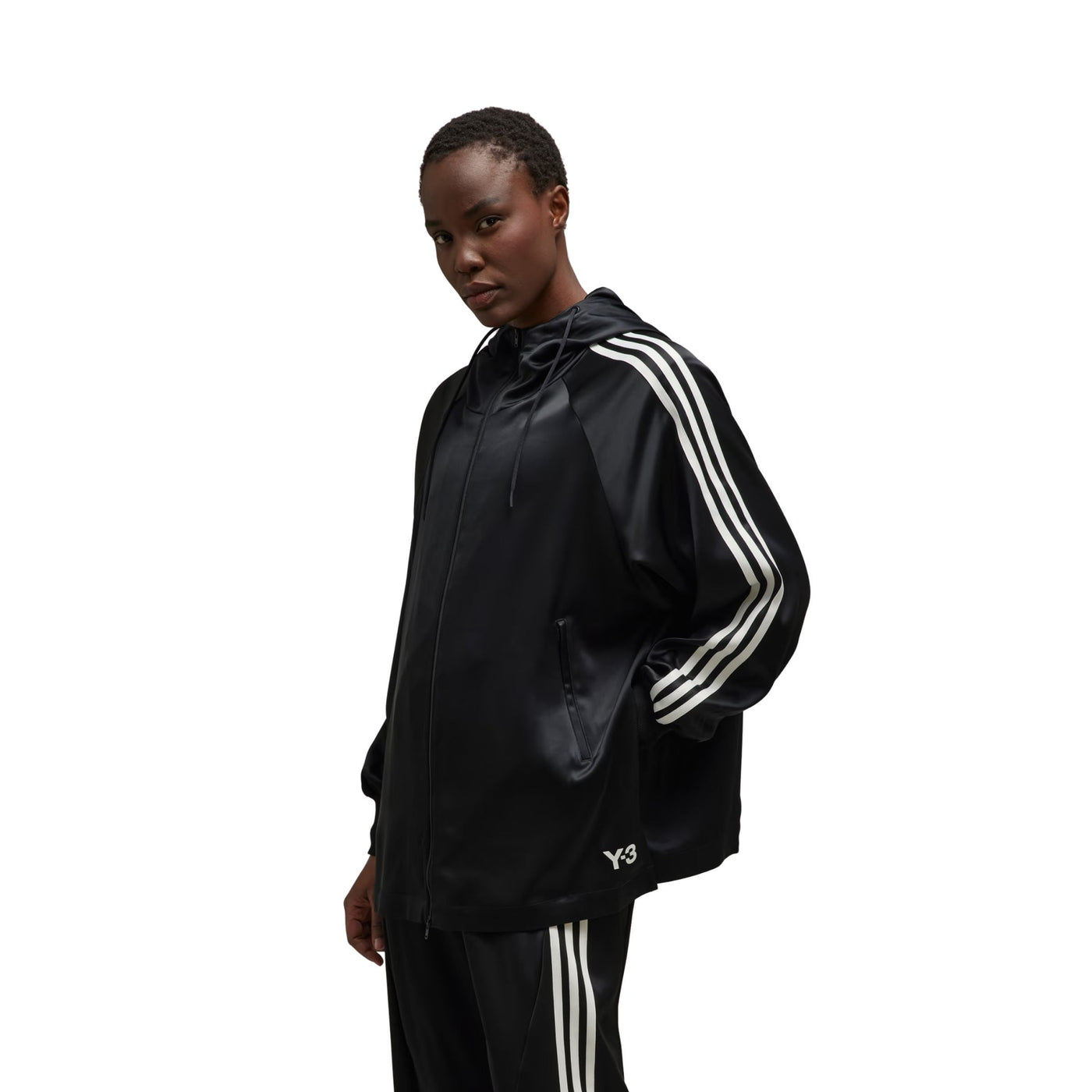 Y-3 Sweater Full Zip Hoodie Black