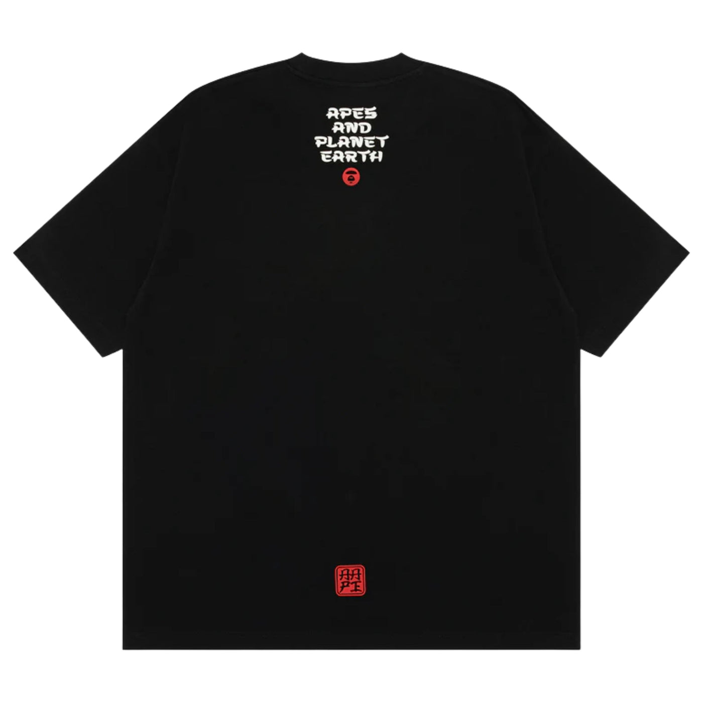 Aape T-Shirt Graphic Print Universe Black