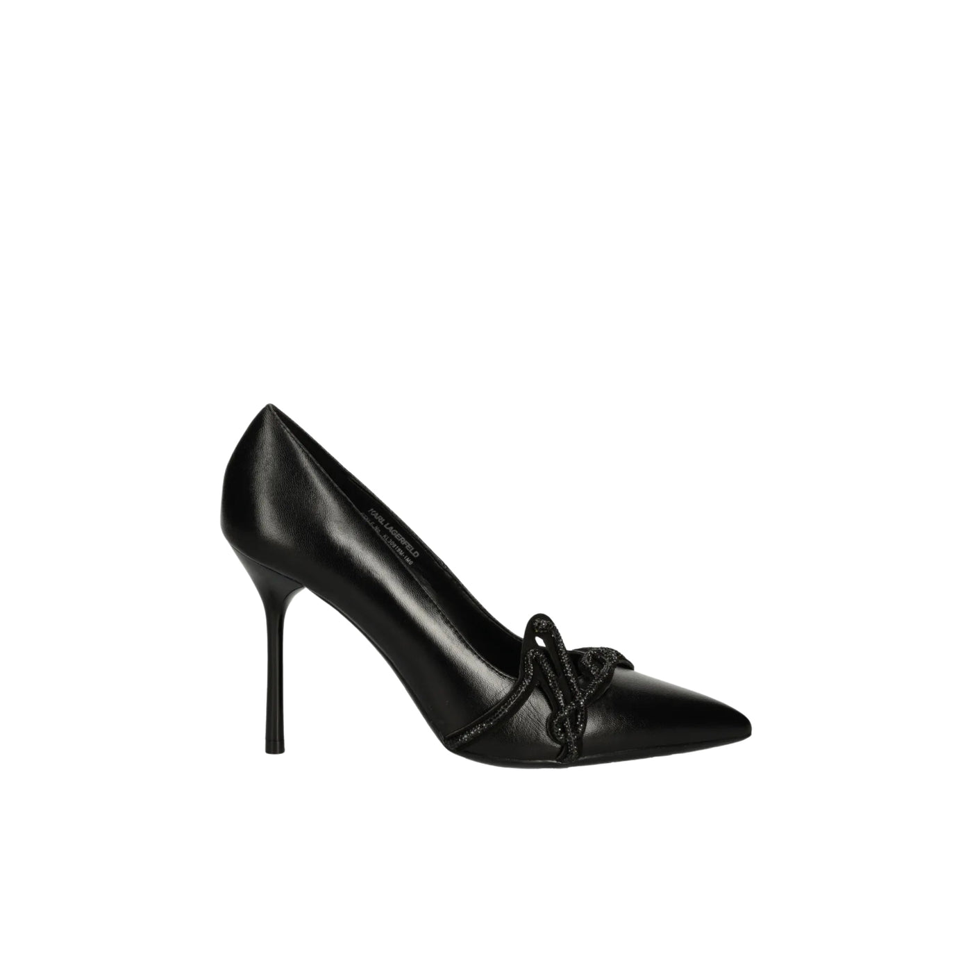 Karl Lagerfeld Heel Sarabande Signia Pump Black