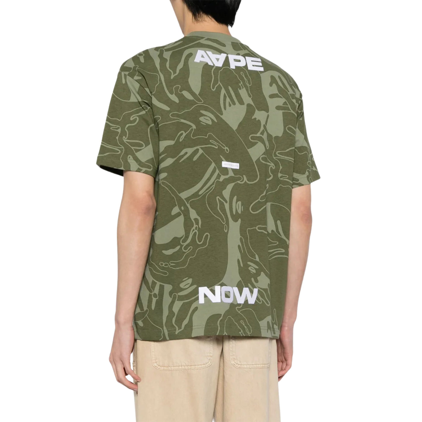 Aape T-Shirt Camouflage Khaki