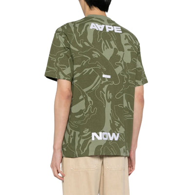 Aape T-Shirt Camouflage Khaki