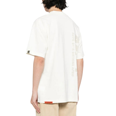Aape T-Shirt Logo Ivory