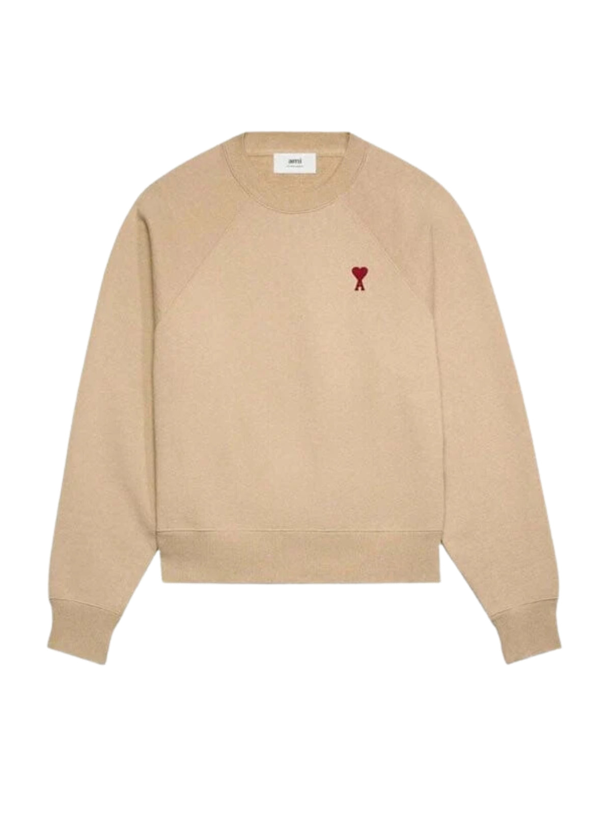 Ami Sweater Logo Beige