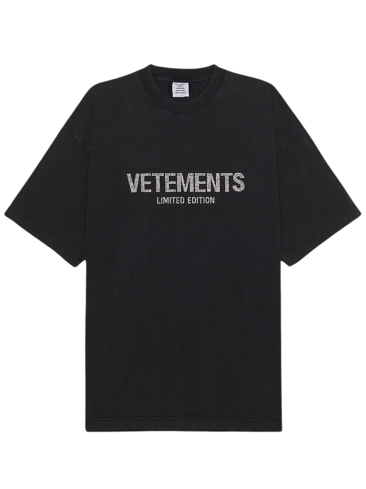 Vetements T-Shirt Logo Limited Black