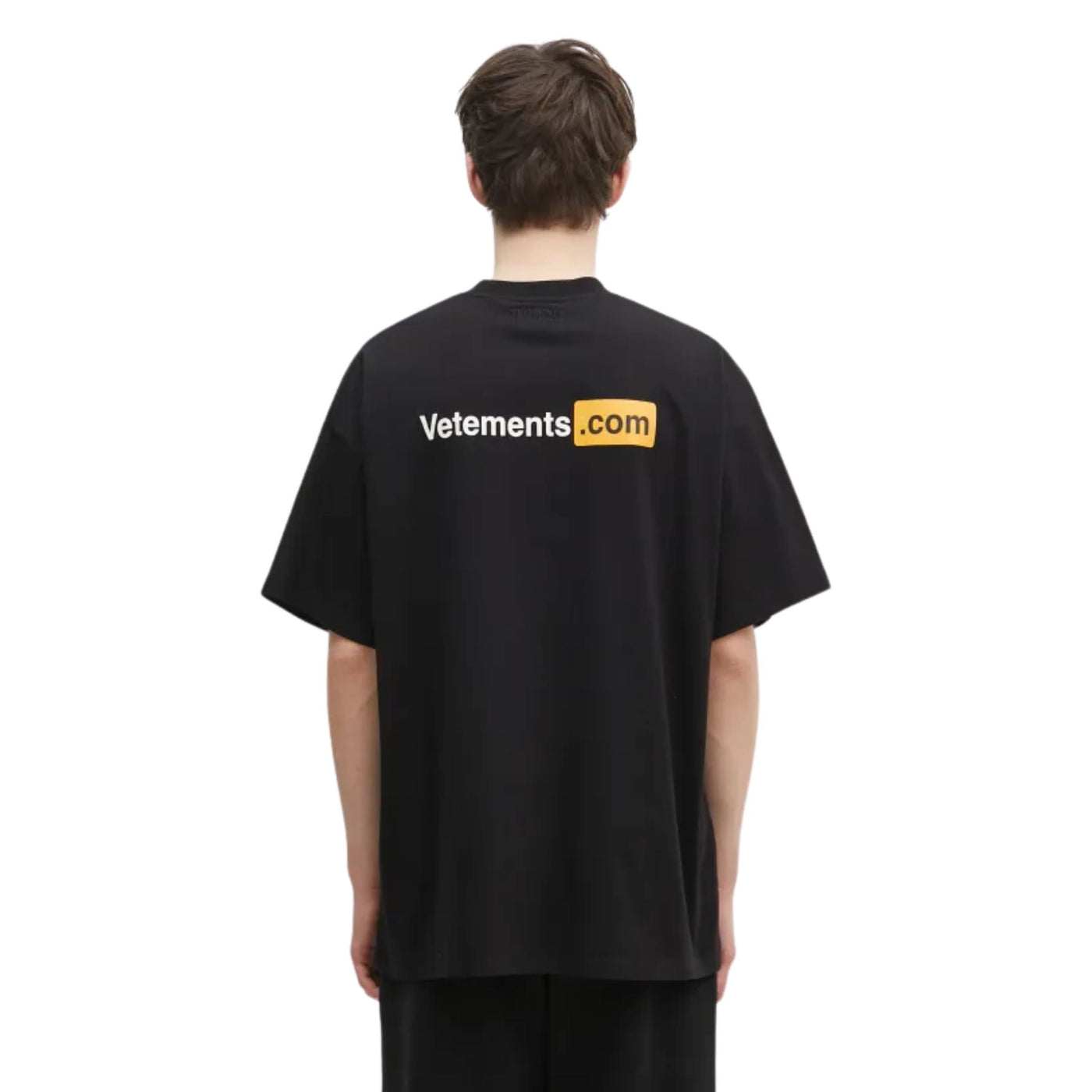 Vetements T-Shirt Vetements.Com Regular Black