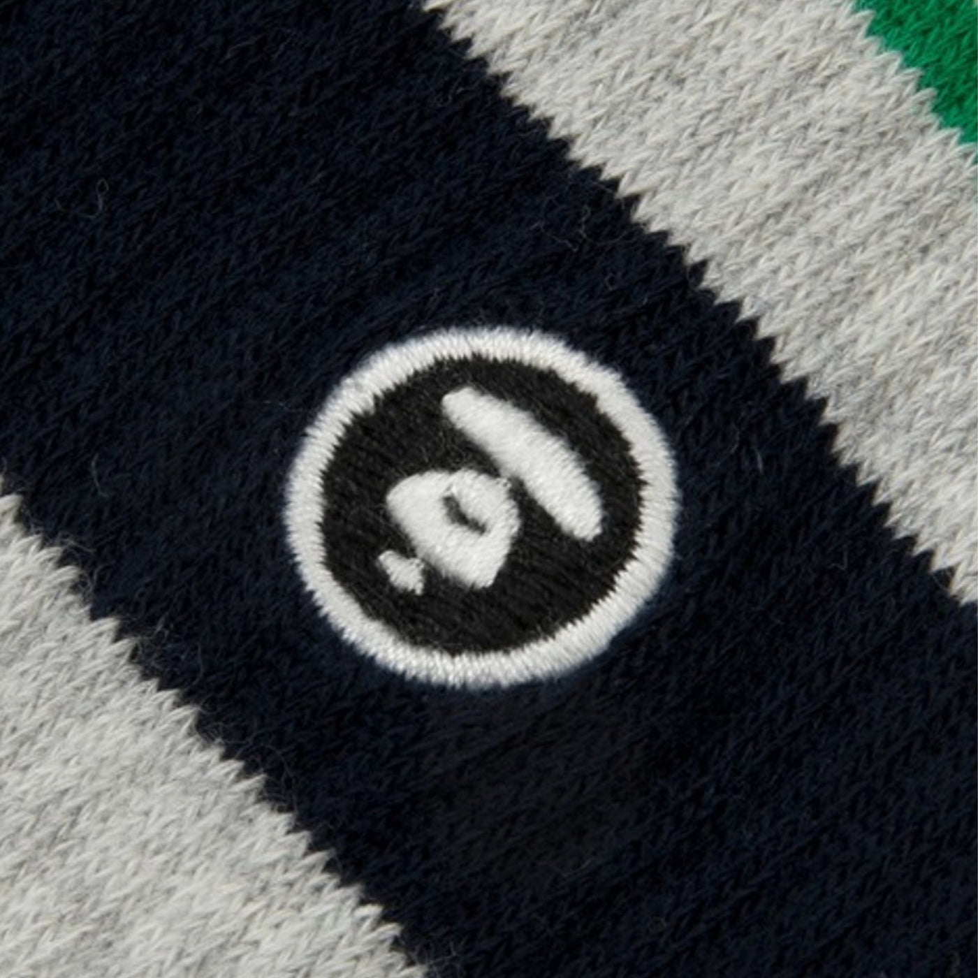 Aape Socks Logo Heather White