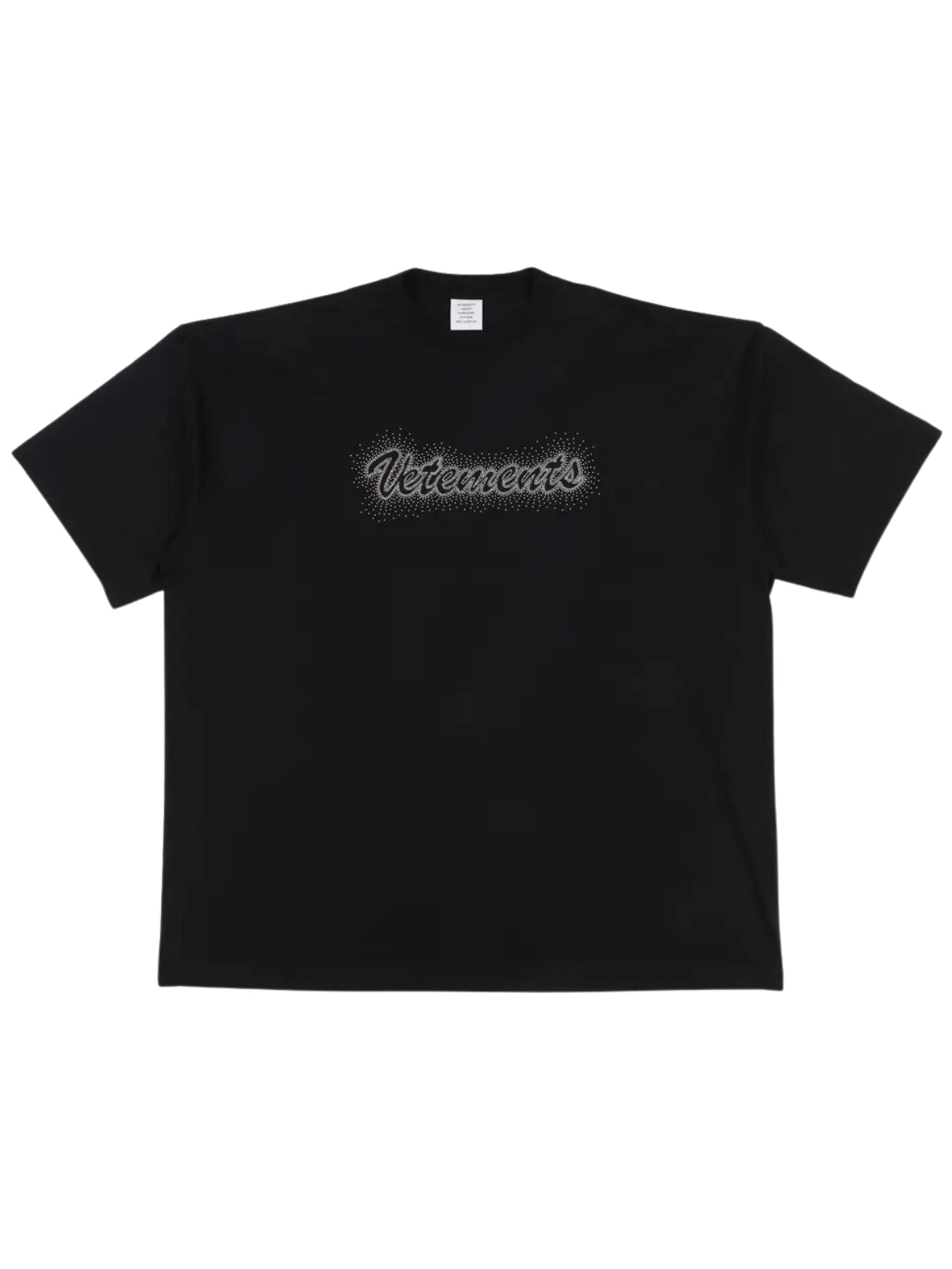 Vetements T-Shirt Snow Black