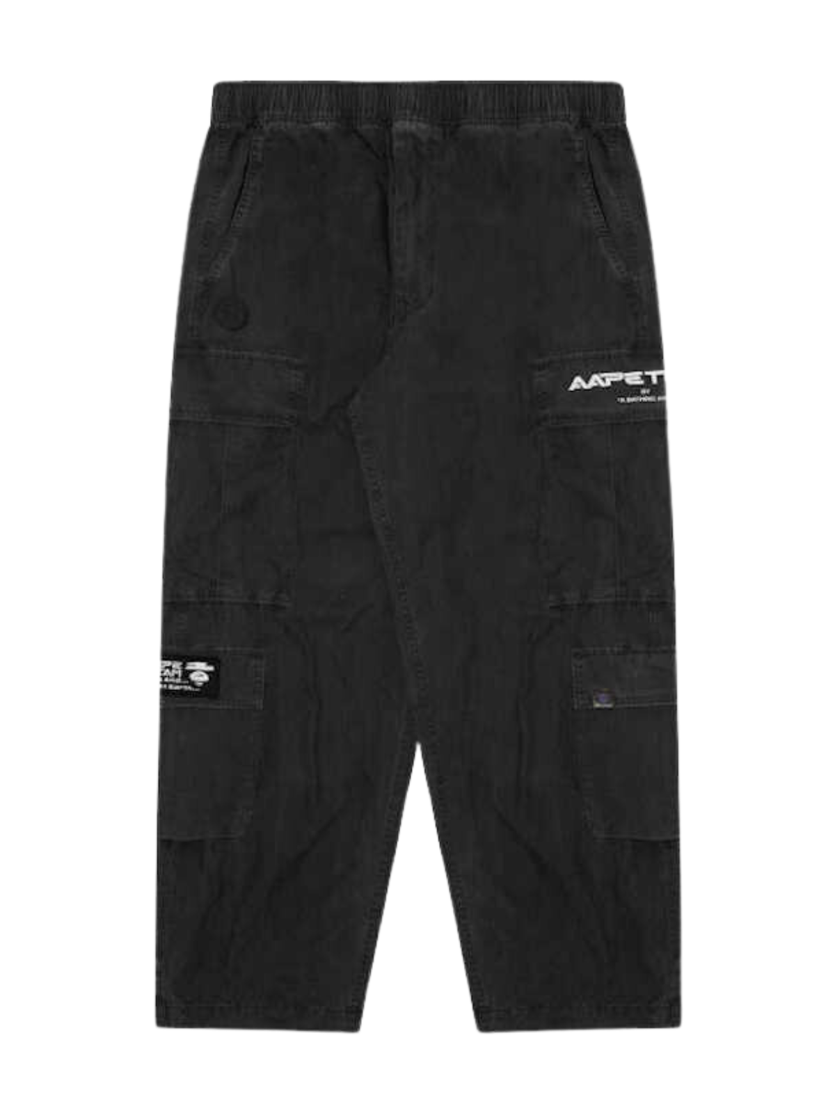 Aape Cargo Pants Logo Black