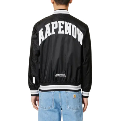 Aape Jacket Logo Black-White