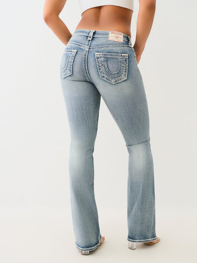 True Religion Becca Mid Rise Boot Cut Sup T Violet