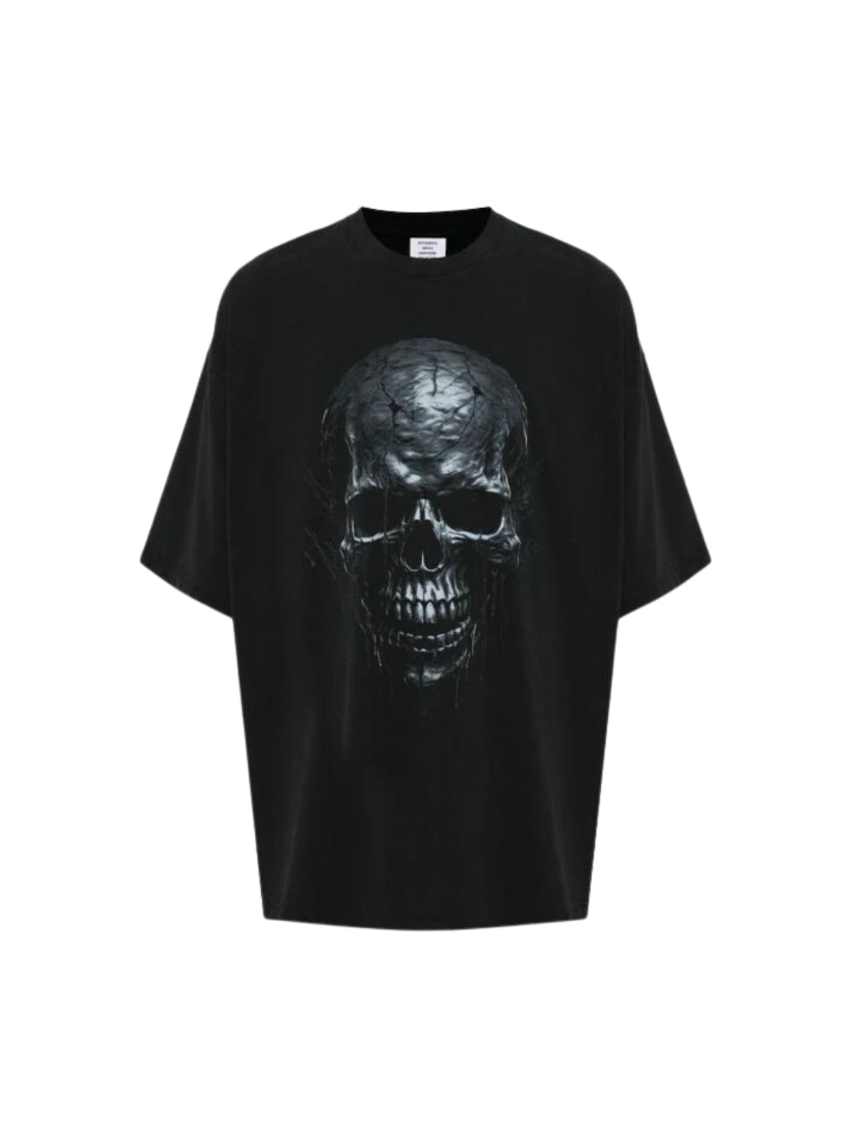 Vetements T-Shirt Illusion Logo Black