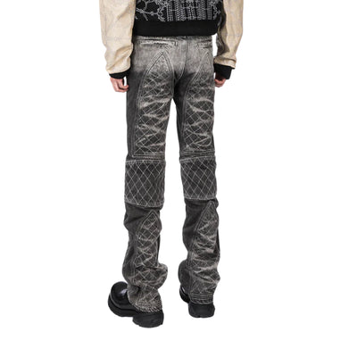 Who Decides War Jeans Wdw Moto Vintage Grey