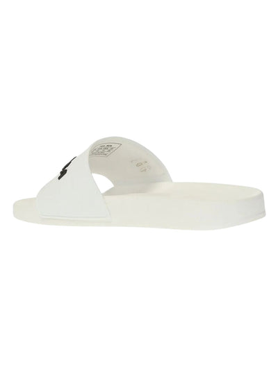 Balenciaga Slide Logo White