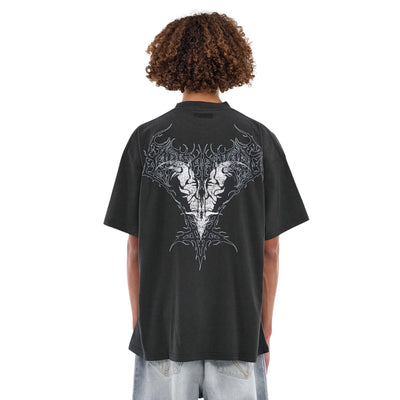 Vetements T-Shirt Bone V Regular Black