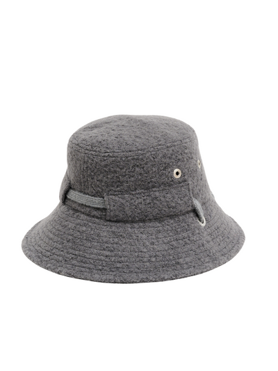 Ami Bucket Hat Street Style Light Grey