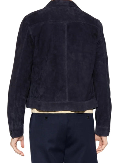 Ami Shirt Suede Overshirt Black